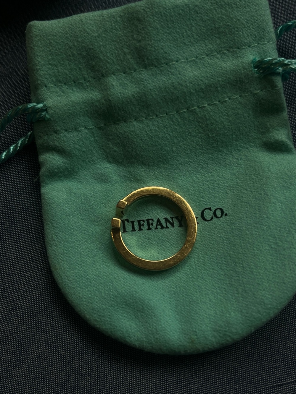 Classic open T ring Tiffany’s gently used - Picture 6 of 14